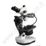 MICROSCOPIO DA GEMMOLOGIA TRINOCULARE 6.5-55x