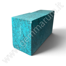 Turquoise Paste with black Veins for faceting/cutting